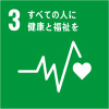 SDGs17の目標3　すべての人に健康と福祉を